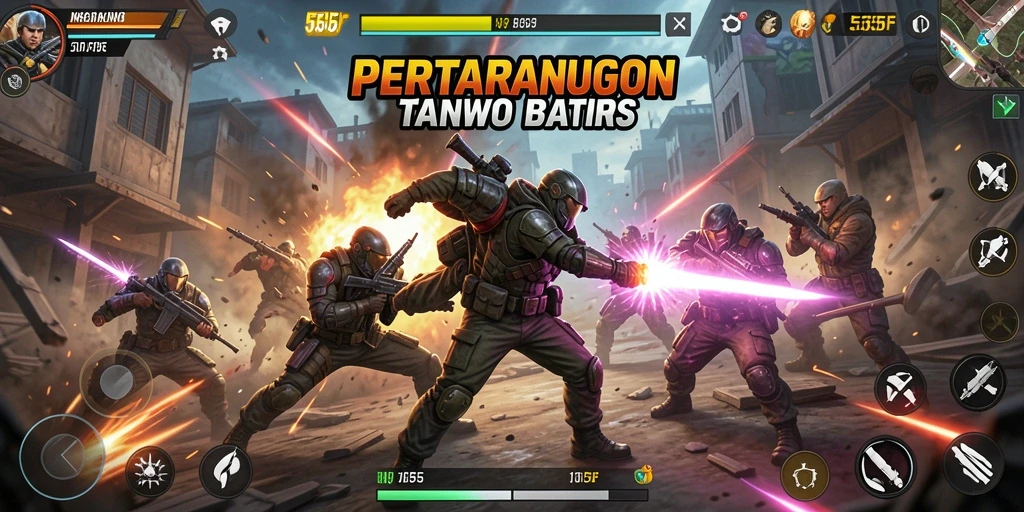 Gameplay seru dalam pertarungan Fighting yang mendebarkan.