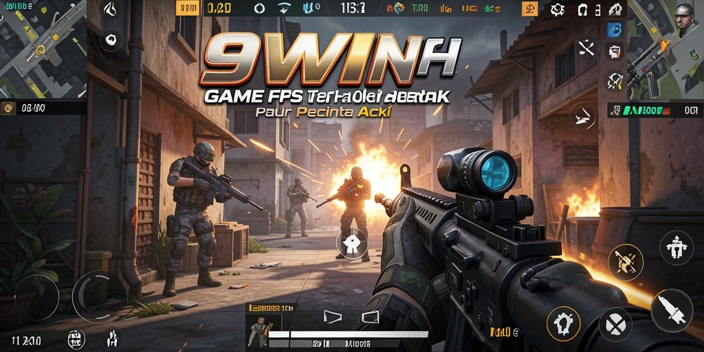 Screenshot gameplay intens dari 9WIN dengan grafis tinggi.