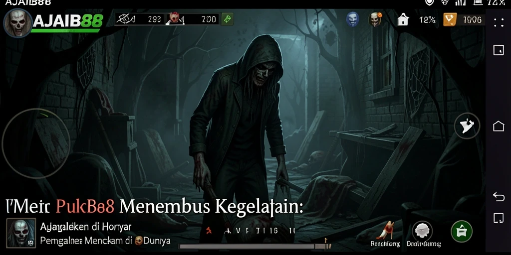 Screenshot gameplay AJAIB88 yang menegangkan dan menyeramkan.