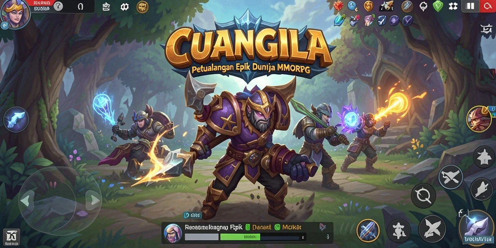 Gameplay seru CUANGILA yang penuh tantangan di dunia MMORPG.