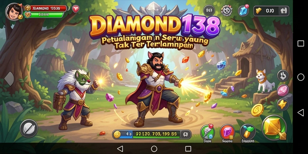 Tangkapan layar utama DIAMOND138 menampilkan aksi mendebarkan dalam petualangan.
