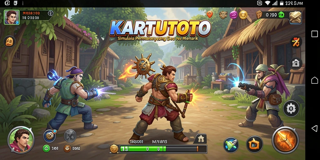 Tampilan gameplay KARTUTOTO dengan grafis yang menarik dan interaksi yang seru.