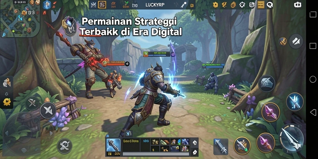 Tangkapan layar gameplay LUCKYRP yang intens dan strategis.
