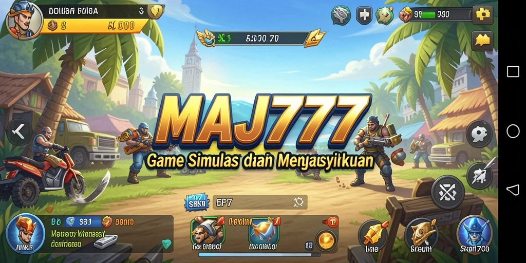 Tangkapan layar menunjukkan aksi mendebarkan dalam gameplay Simulation.