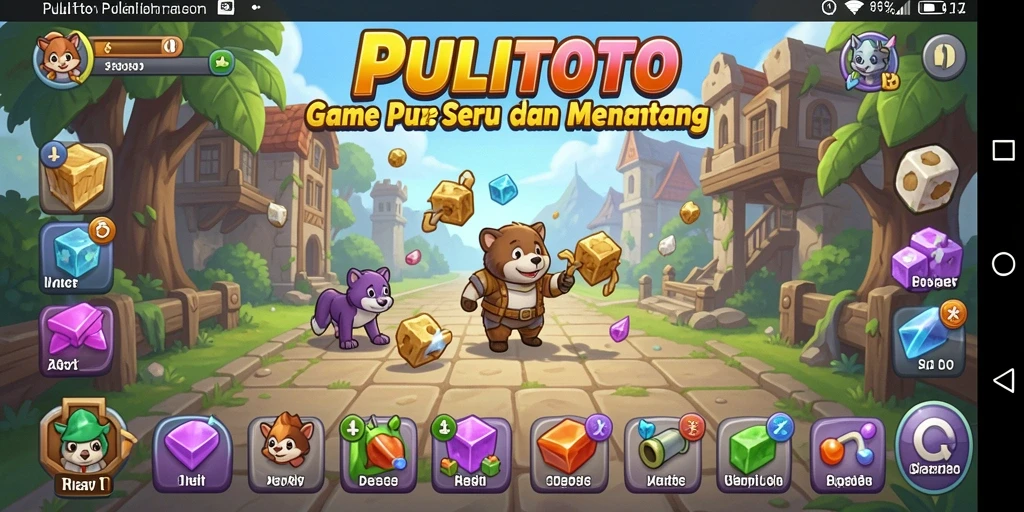 Tampilan gameplay PULITOTO yang mengasyikkan dan menantang.