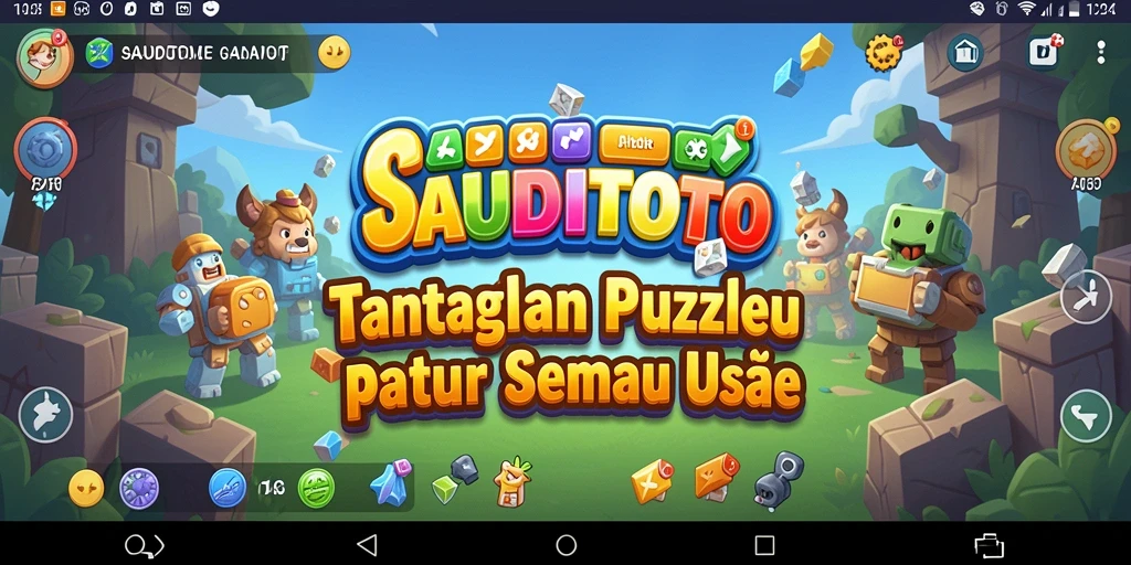 Tampilan gameplay SAUDITOTO yang menantang dan menarik.