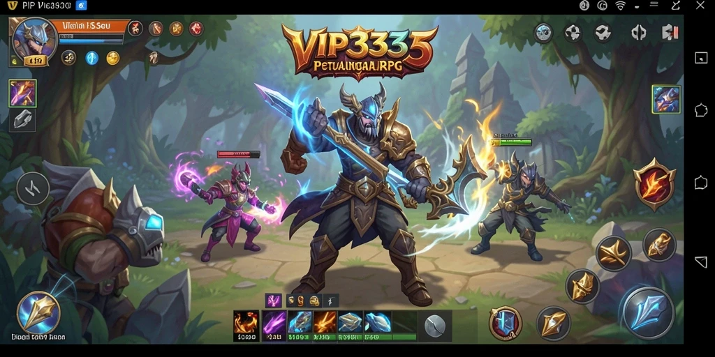 Tampilan gameplay ARPG yang menarik dan mendebarkan di VIP333.