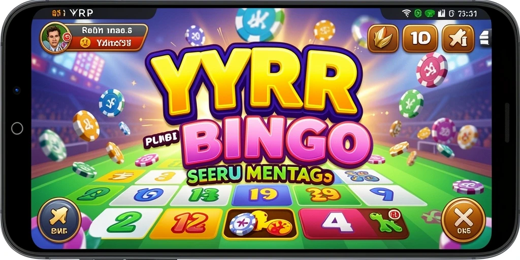 Screenshot gameplay YYRR menampilkan pengalaman Bingo yang seru dan penuh warna.